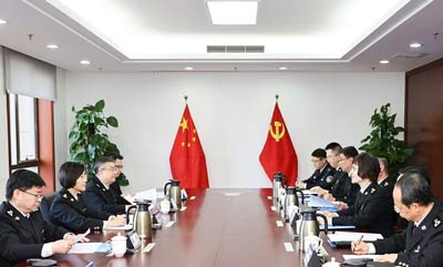 海關(guān)總署署長(zhǎng)孫梅君到北京市調(diào)研