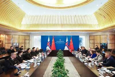 海關(guān)總署副署長趙增連會見法羅群島外交工貿(mào)部長斯麗·斯坦伯格（圖）