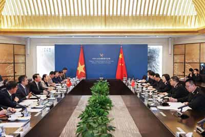 海關(guān)總署署長孫梅君會見越南農(nóng)業(yè)與環(huán)境部部長杜德唯（圖）