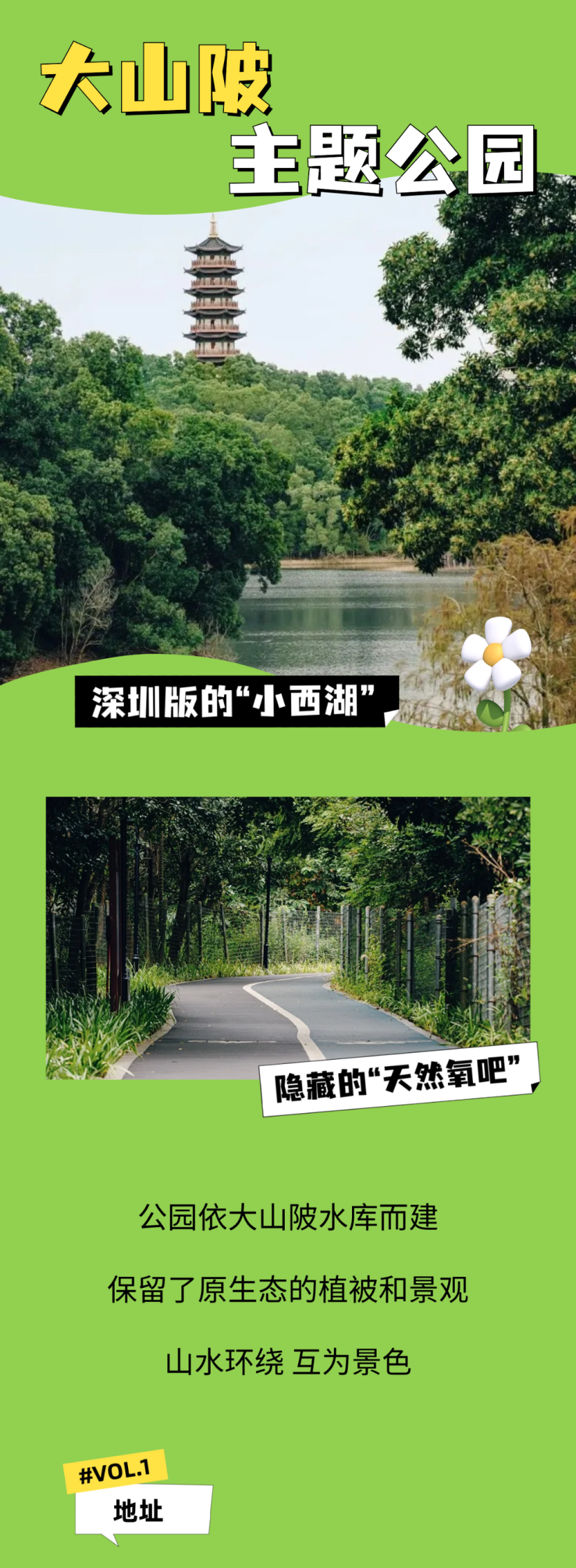 來坪山體驗(yàn)“公園20分鐘效應(yīng)”！這份安全游園指南不容錯(cuò)過 大山陂主題公園圖
